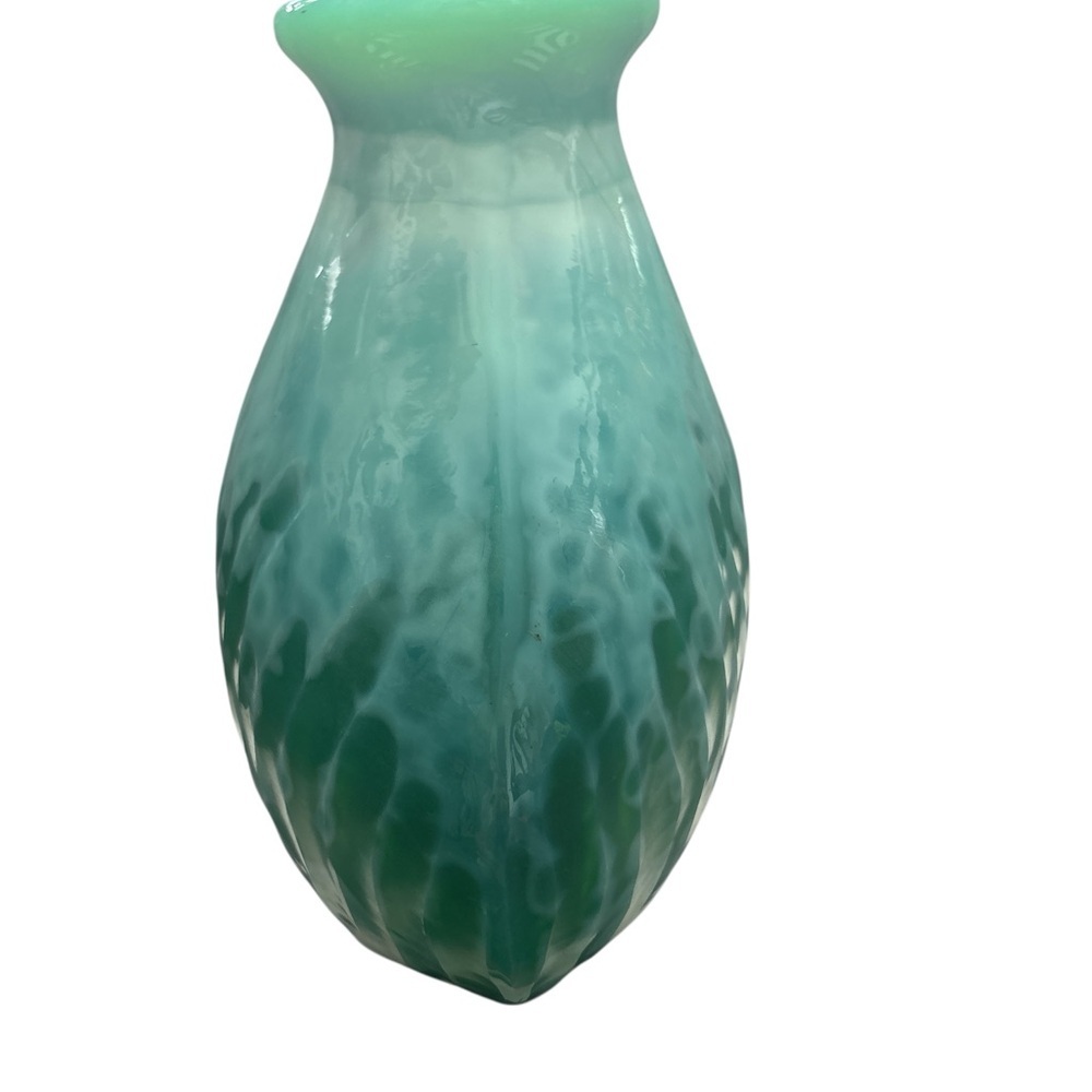 Vintage Sarreguemines Etna Gourd-Shaped Vase, Made In France, Early 1900’s - Picture 4 of 7